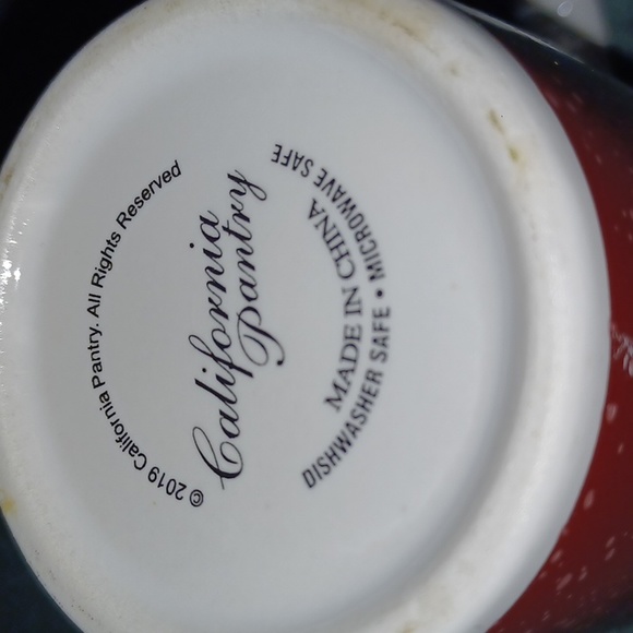 2pc plum/wine Holiday drinkware (122623F). - Picture 5 of 9